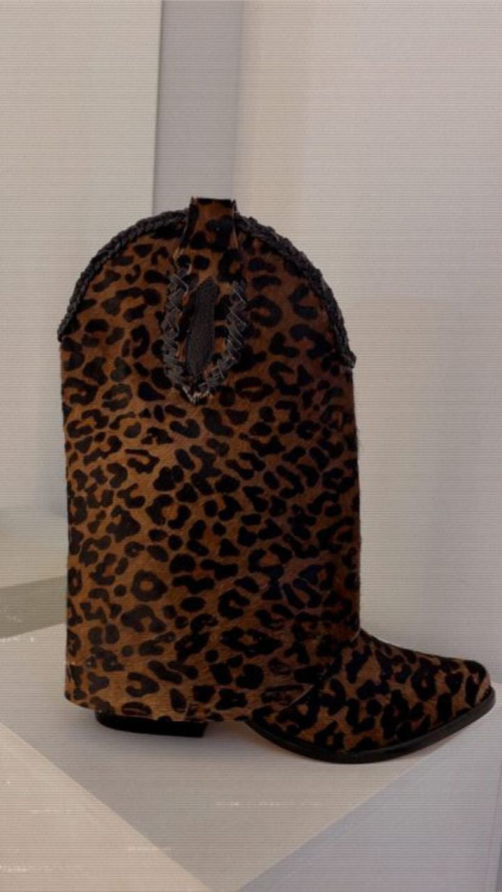 Botin Clau Leopardo