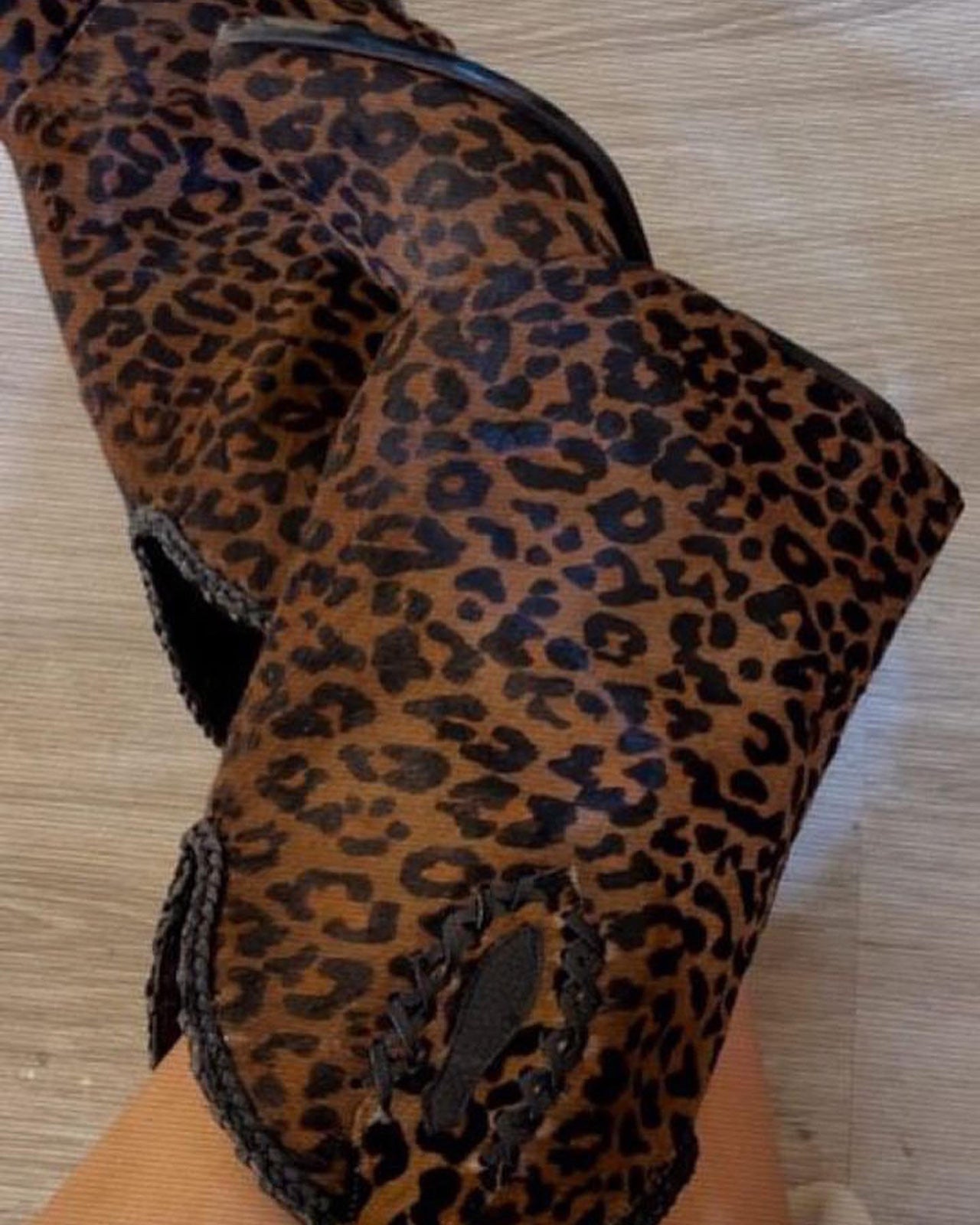 Botin Clau Leopardo