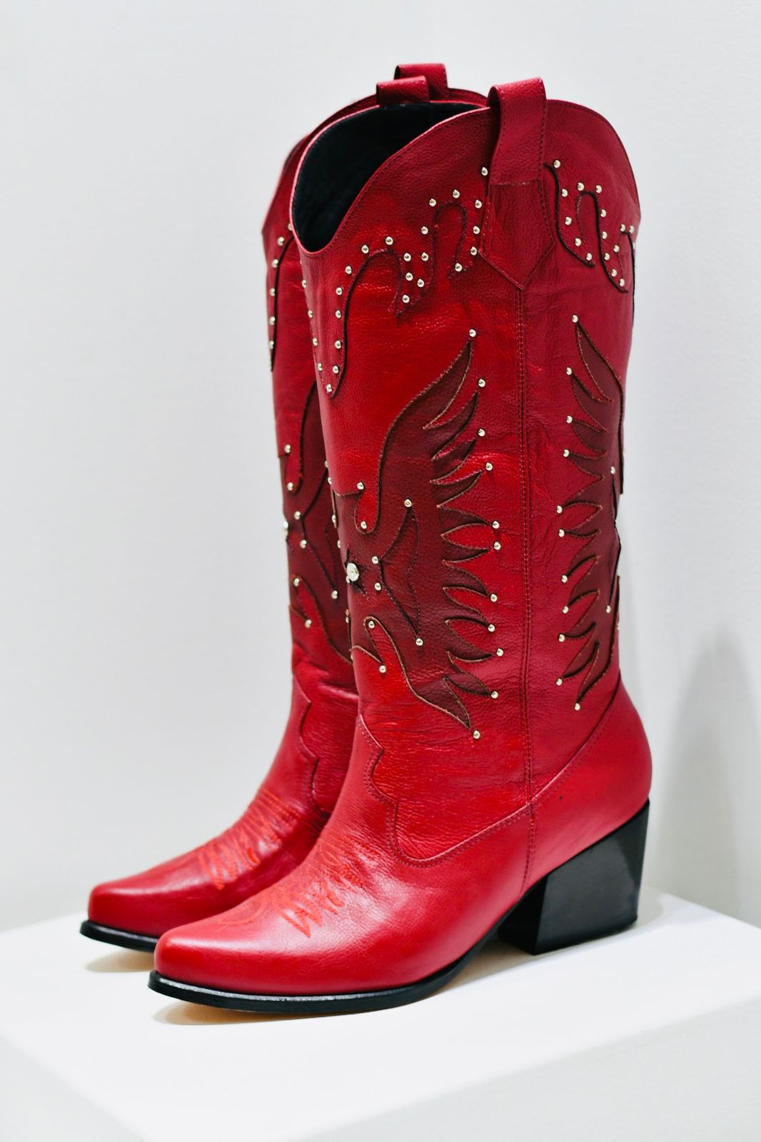 Botas portilla rojas