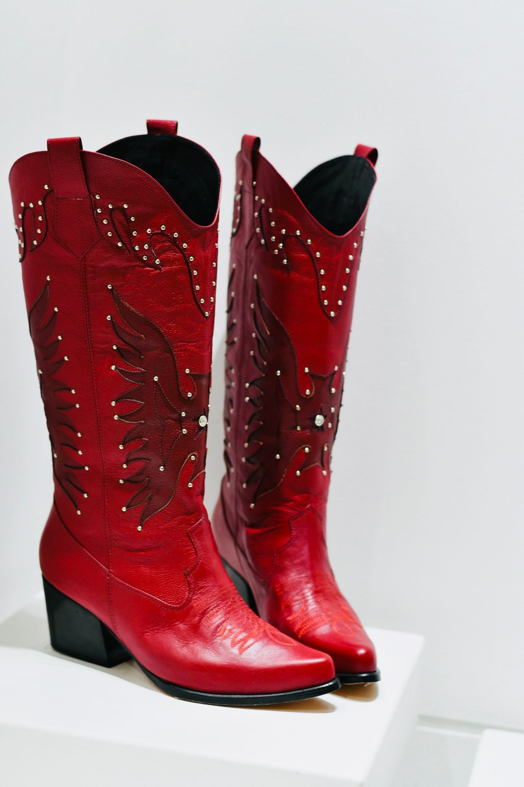 Botas portilla rojas