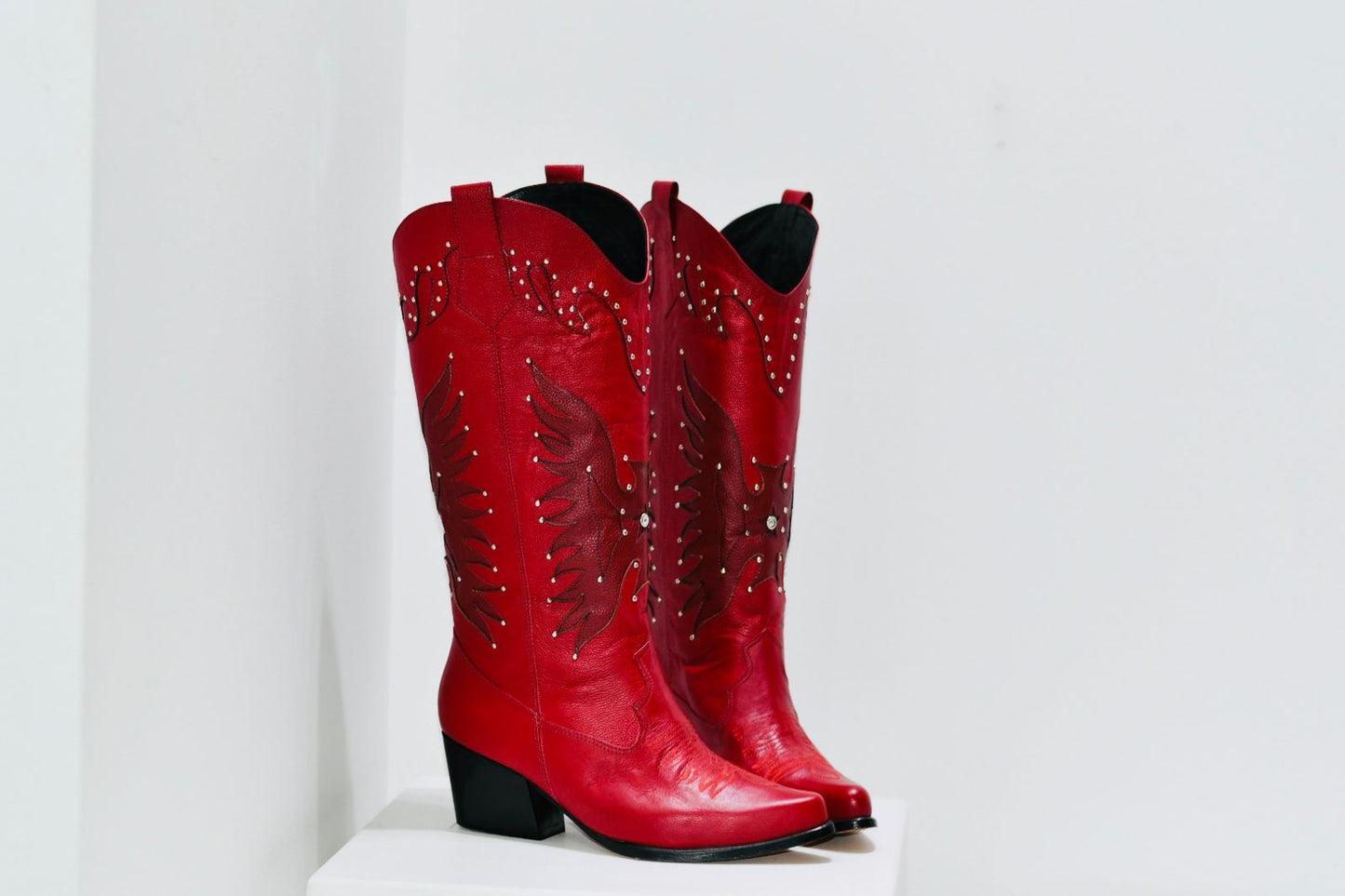 Botas portilla rojas