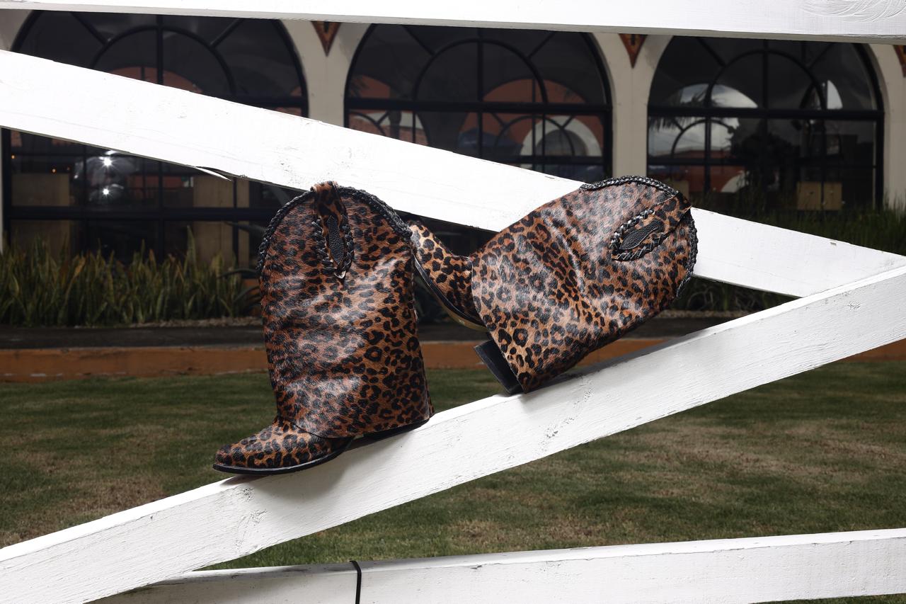 Botin Clau Leopardo
